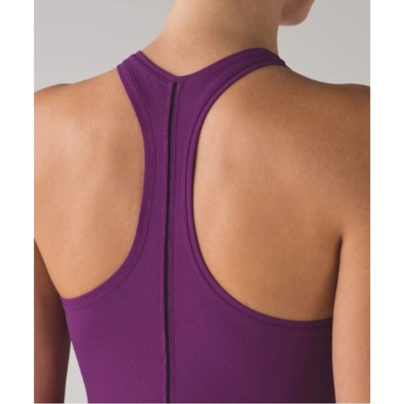 Lululemon Simply Bare Nulu Purple Tank Top - Picture 5 of 6